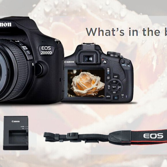 Canon EOS 2000D / Rebel T7 DSLR Camera with 18-55mm Lens + Creative Kit - Picture 2 of 4